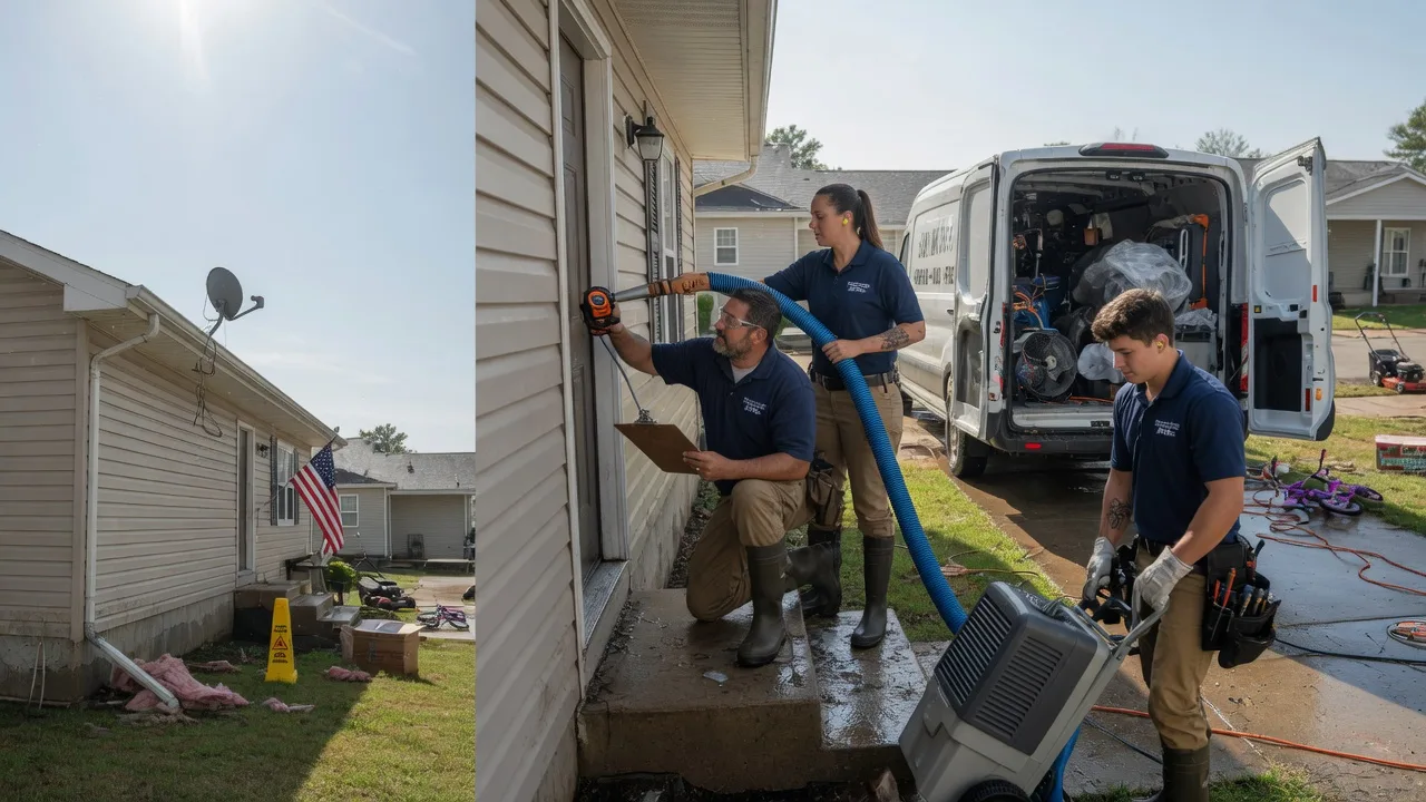 Ceiling Water Damage Restoration in Reading, MI near me